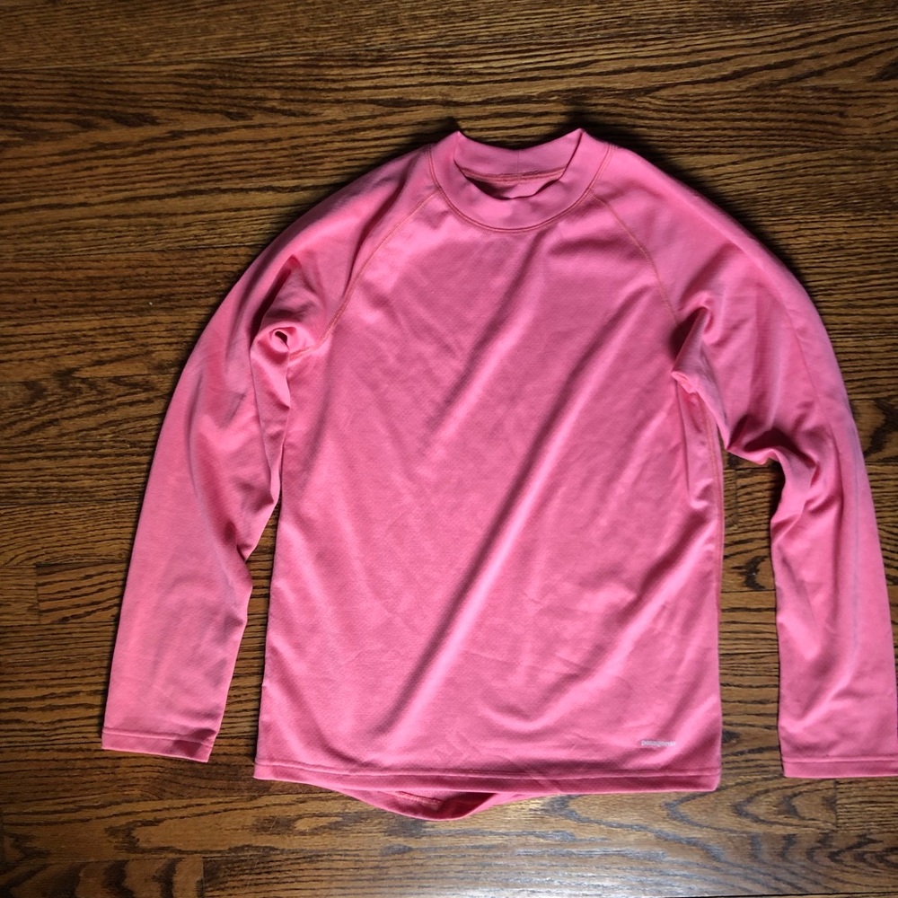 Patagonia kids Capilene base layer top girls size XL 14y